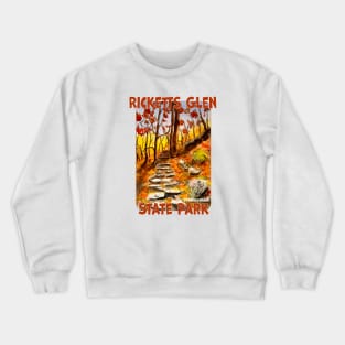 Ricketts Glen State Park, Pennsylvania Crewneck Sweatshirt